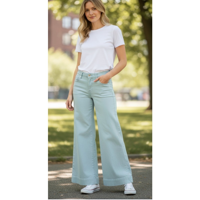 Anthropologie Baby Blue Pilcro & The Letterpress Pants Size 29
